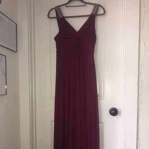 Burgundy Prom Dress